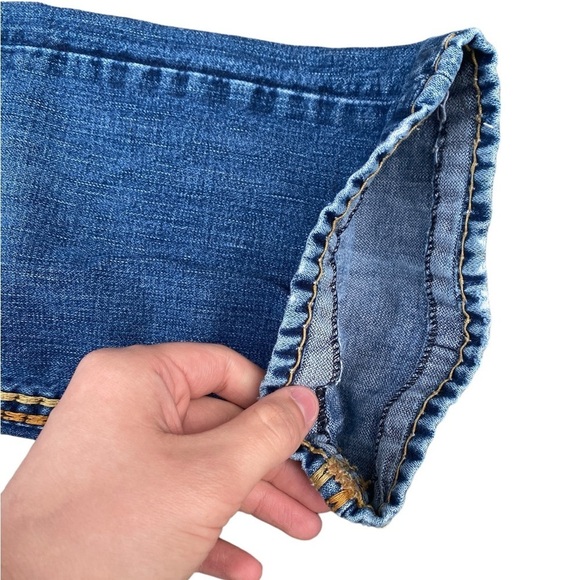 Vintage True Religion Jeans Size 34 Leather Tab RARE Blue - Picture 5 of 10